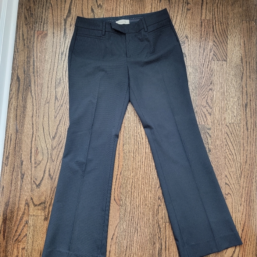 Gap Bkack Pin Stripe Modern Boot Pant